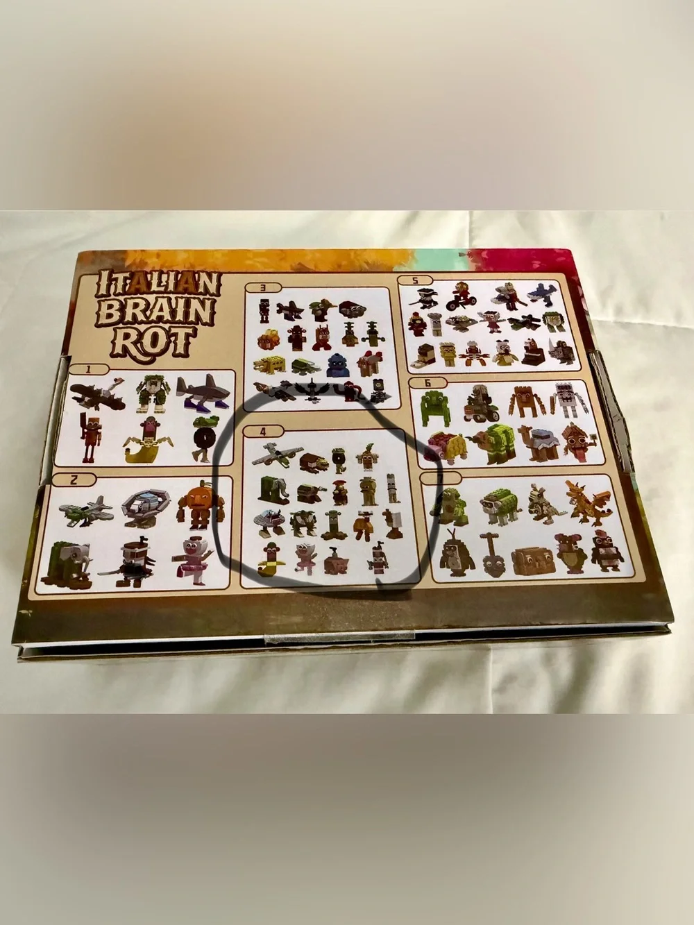 Italian Brain Rot building blocks/lego for kids